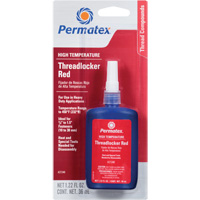 High Temperature Threadlocker, Red, High, 36 ml, Bottle AH121 | Fastek