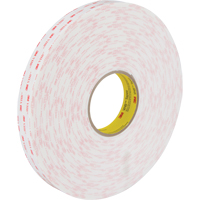 VHB Tape 4950, 33 m (108') L x 25.4 mm (1") W, 45 mils, Acrylic Fastek