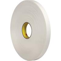 Double-Coated Foam Tape, 66 m (216') L x 25.4 mm (1") W, 31 mils, Polyethylene Fastek