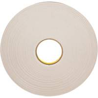 Ruban double face en mousse, 66 m (216') lo x 12,7 mm (1/2") la, 31 mils, Poly&eacute;thyl&egrave;ne Fastek