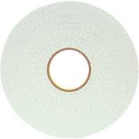 Double-Coated Urethane Foam Tape, 33 m (108') L x 25.4 mm (1") W, 62.5 mils, Urethane Fastek