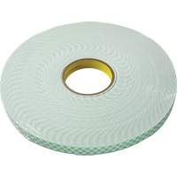 Double-Coated Foam Tape, 33 m (108') L x 18 mm (3/4") W, 62.5 mils, Urethane Fastek