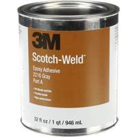 Scotch-Weld Adhesive, 32 fl. oz., Kit, Two-Part, Grey Fastek