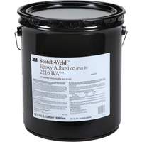 Scotch-Weld Adhesive, 5 gal., Pail, Two-Part, Grey Fastek