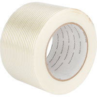 Ruban renforc&eacute; de filaments Scotch, &eacute;paisseur 4 mils, 72 mm (3") x 55 m (180')  Fastek
