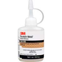 Scotch-Weld™ Instant Adhesive CA100, Off-White, Bottle, 1 oz. AMB329 | Fastek