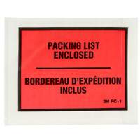Packing List Envelope, 5-1/2" L x 4-1/2" W, Endloading Style Fastek