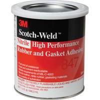 Scotch-Weld High-Performance Rubber & Gasket Adhesive, Gallon, Brown Fastek