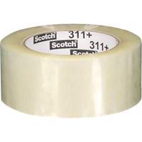 Ruban d'emballage Scotch 311+, Adh&eacute;sif Acrylique, 48 mm (1-22/25") x 100 m (328') Fastek