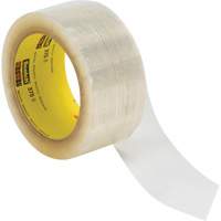 Ruban d'emballage Scotch 375, Adh&eacute;sif Thermofusible, 3,1 mils, 48 mm (1-22/25") x 1500 m (4921') Fastek
