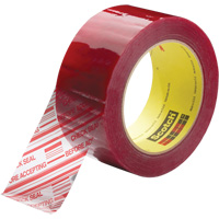 Scotch&reg; Security Message Box Sealing Tape 3779, Acrylic Adhesive, 1.8 mils, 48 mm (2") x 914 m (2998') Fastek