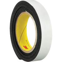 Ruban en mousse de vinyle 4714, 25,4 mm (1") la x 16,5 m (54') lo, 250 mils, Noir Fastek