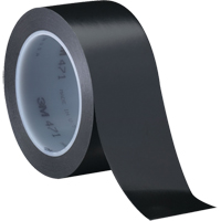 Ruban en vinyle 471, 12 mm (1/2") la x 32,9 m (108') lo, 5,3 mils, Noir Fastek