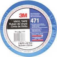 471 Vinyl Tape, 50.8 mm (2") W x 32.9 m (108') L, 5.2 mils, Blue Fastek