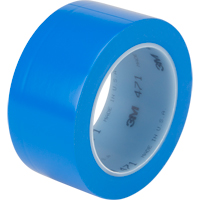 471 Vinyl Tape, 50.8 mm (2") W x 32.9 m (108') L, 5.3 mils, Blue Fastek