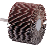 Mounted Flap Wheel, A80 Grit, 3" x 2" x 1/4" Fastek