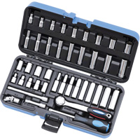 SW1442C-12 SAE/Metric 12-Point Socket Wrench Set, 42 Pcs, 1/4" Drive Size, Deep Fastek