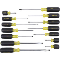 JKS-14S Cushion Grip Screwdriver Set, 14 Pcs. Fastek