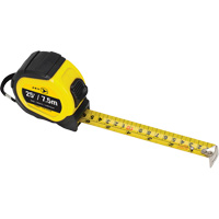 JTM-425SM Tape Measure, 25', Imperial & Metric Graduations Fastek