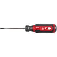 Cabinet Screwdriver, 3/16" Tip, Round, 170 mm L, Cushion Grip Handle Fastek