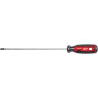 Cabinet Screwdriver, 3/16" Tip, Round, 279 mm L, Cushion Grip Handle Fastek