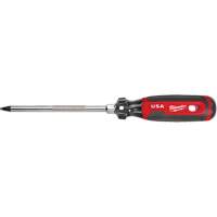 Square Screwdriver, #3 Tip, Round, 279 mm L, Cushion Grip Handle Fastek