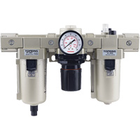 Filter, Regulator, Lubricator with Metal Bowl, 1/2" NPT, 150 PSI Fastek