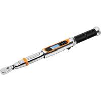 Cl&eacute; dynamom&eacute;trique &agrave; t&ecirc;te flexible 120XP avec angle, &eacute;lectronique, Entraînement 1/4" carr&eacute;, 24 - 240 lb-po Fastek