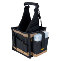 Porte-outils, Toile, 25 pochettes, Noir Fastek