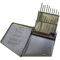 Jobber Length Drill Set, 20 Pieces, High Speed Steel Fastek