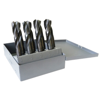 Reduced Shank Drill Bit Set, 5 Pieces, High Speed Steel Fastek