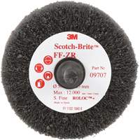 Scotch-Brite Cut & Polish Flap Brush, Aluminum Oxide, Fine Grit, 2" x 1" x 1/4" Fastek