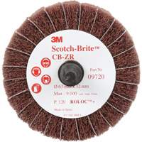 Disque combin&eacute; Scotch-Brite, 2-1/2" dia., Grain 120, Oxyde d'aluminium Fastek