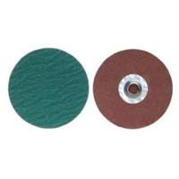 Quick-Change Discs, 3" Dia., 36 Grit, Zirconia Alumina Fastek