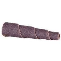 Cartouche de bande abrasive conique ALO, 60 Grain, 3/4" dia., Oxyde d'aluminium, 1-1/2" lo, 3/16" Dimension de l'arbre Fastek