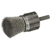 Crimped Wire End Brush, 1", 0.006" Fill Fastek