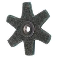 Abrasotex Surface Preparation Star, 2" Dia., Very Fine Grit, Aluminum Oxide Fastek