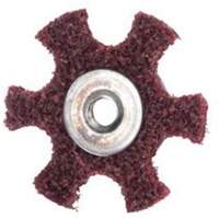 Abrasotex Surface Preparation Star, 4" Dia., Medium Grit, Aluminum Oxide Fastek