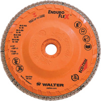 Disque &agrave; lamelles Enduro-Flex, 4-1/2" x 5/8"-11, Type 27, Grain 80, Alumine de zirconium Fastek