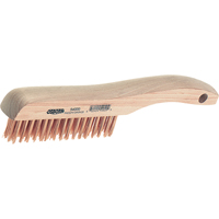 Brosse &agrave; manche en patin, Acier, 4" X 16" rangs de fils, Longueur 10" Fastek