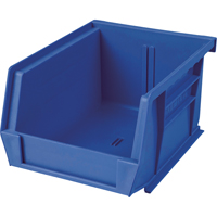 Bac en plastique, 8-1/4" la, 9" h x 18" p, Bleu Fastek