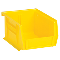 Ultra Stack & Hang Bin, 4-1/8" W x 3" H x 5-3/8" D, Yellow Fastek