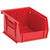 Ultra Stack & Hang Bin, 4-1/8" W x 3" H x 5-3/8" D, Red Fastek