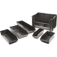 Recycled Shelf Bins, 4-1/8" W x 11-5/8" D x 4" H, 30 lbs. Capacity Fastek