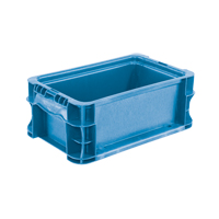 Syst&egrave;me de contenants d'exp&eacute;dition 4845 de StakPak Plus, 7,4" la x 12" p x 5" h, Bleu royal Fastek