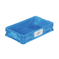Syst&egrave;me de contenants d'exp&eacute;dition 4845 de StakPak Plus, 15" la x 24" p x 5" h, Bleu royal Fastek