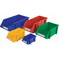 Stack & Hang Bin, 7-7/8" W x 7" H x 17-11/16" D, Red Fastek