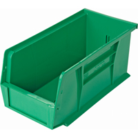 Ultra Stack & Hang Bin, 5-1/2" W x 5" H x 10-7/8" D, Green Fastek