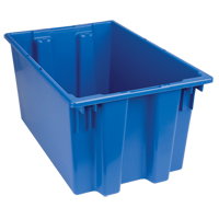 Contenants Stack & Nest, 12" x 23,5" x 15,5", Bleu Fastek