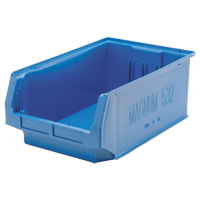 Giant Stacking Containers, 12.375" W x 19.75" D x 7.875" H, Blue Fastek